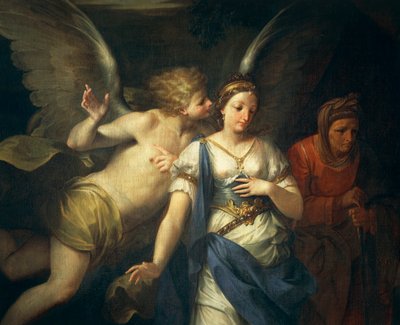 Anděl inspirující Judith od Giovanni Gioseffo da Sole