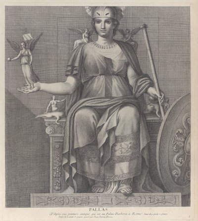 Pallas, 1680-1741. od Giovanni Girolamo Frezza