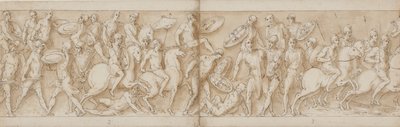 Římský útok (konec LXXVI); barbarští náčelníci jsou zajati (LXXVII); odchod do bitvy se Sarmaty (začátek LXXVIII) od Giovanni Guerra