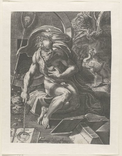 Diogenes od Giovanni Jacopo Caraglio (attributed to)