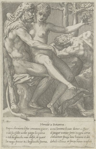 Loves of the Gods (název série) od Giovanni Jacopo Caraglio