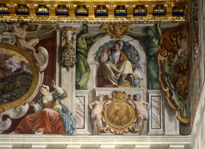 Detail z vlysu, Síň kyrysníků od Giovanni Lanfranco