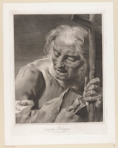 Filipa apoštola Saint Philip (titul na předmětu) Apoštolové (název série) od Giovanni Marco Pitteri