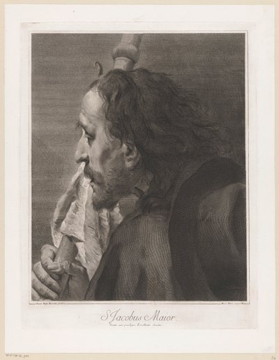 Apoštol Jakub Větší S. Jacobus Maior apoštolů od Giovanni Marco Pitteri