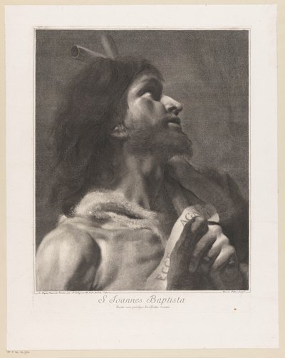 Svatý Jan Křtitel S. Joannes Baptista (titul na objektu) od Giovanni Marco Pitteri