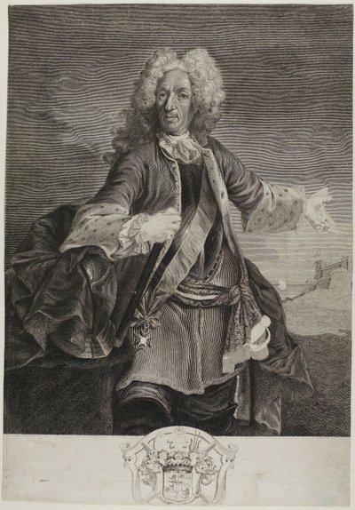 Johann Matthias, hrabě ze Schulenburgu. od Giovanni Marco Pitteri