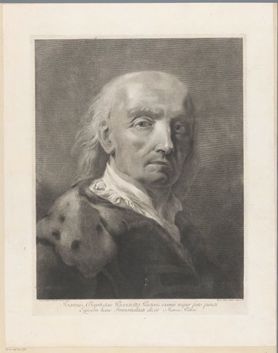 Portrét umělce Giovanni Battista Piazzetta od Giovanni Marco Pitteri