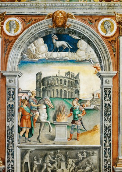 Nástěnné malby v Sále zvěrokruhu, Palazzo d
