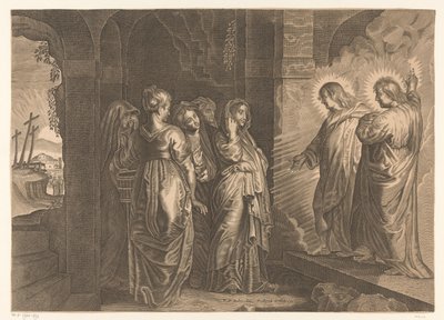Svaté ženy u hrobu Kristova od Giovanni Merlo (attributed to)