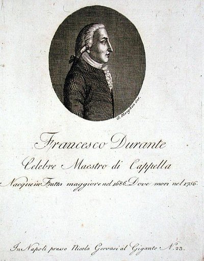 Francesco Durante (1686-1756) (rytina) od Giovanni Morghen