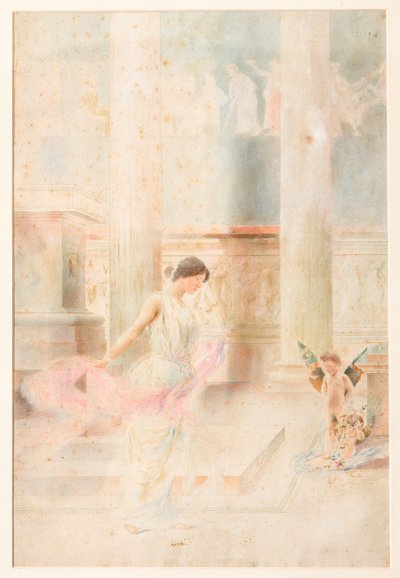 Svatební tanec (akvarel) od Giovanni Muzzioli