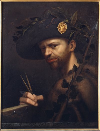 Autoportrét jako opat Accademia della Valle di Blenio od Giovanni Paolo Lomazzo