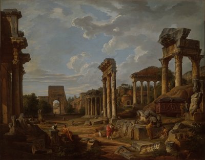 Capriccio z Fora Romana od Giovanni Paolo Panini