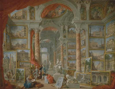 Moderní Řím, 1757. od Giovanni Paolo Panini