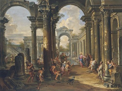 Bazén Bethesda od Giovanni Paolo Pannini