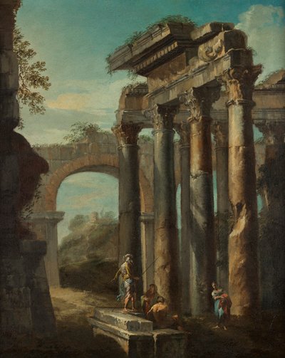Krajina římských ruin od Giovanni Paolo Pannini
