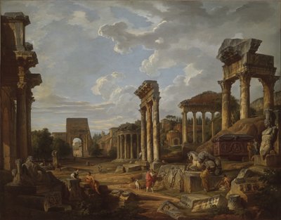 Capriccio z Fora Romana, 1741 od Giovanni Paolo Pannini