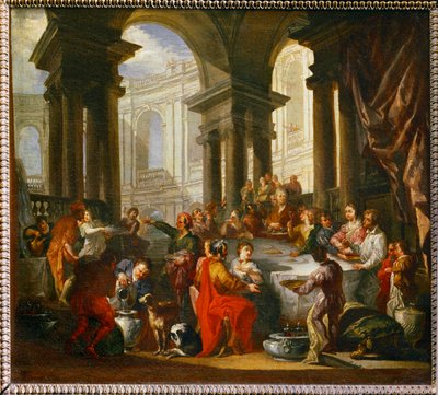 Hostina pod iónským portikem... od Giovanni Paolo Pannini or Panini