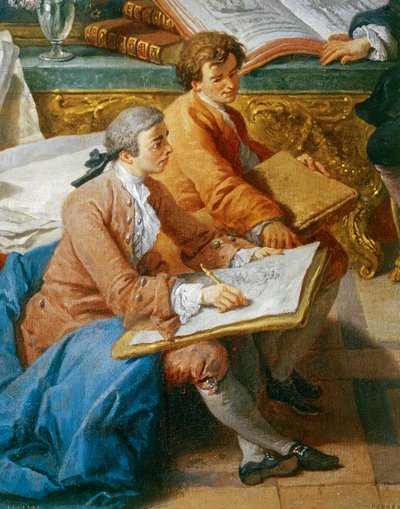 Galerie pohledů na moderní Řím ... od Giovanni Paolo Pannini or Panini