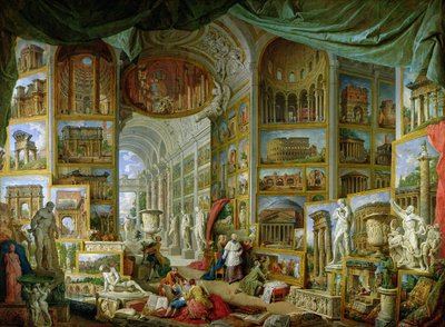 Galerie pohledů na starověký Řím od Giovanni Paolo Pannini
