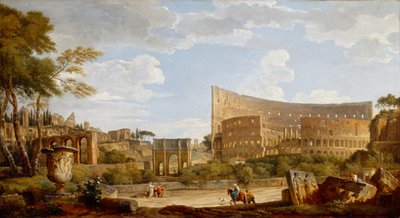 Pohled na Koloseum od Giovanni Paolo Pannini