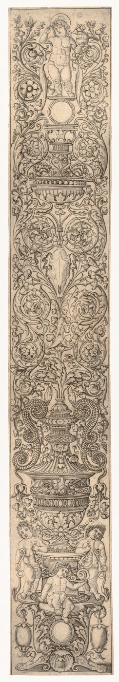 Tři děti troubí na rohy, c. 1505-1512. od Giovanni Pietro da Birago