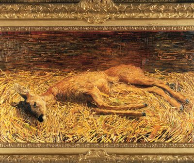 Švýcarsko, Svatý Mořic, Mrtvý srnec od Giovanni Segantini