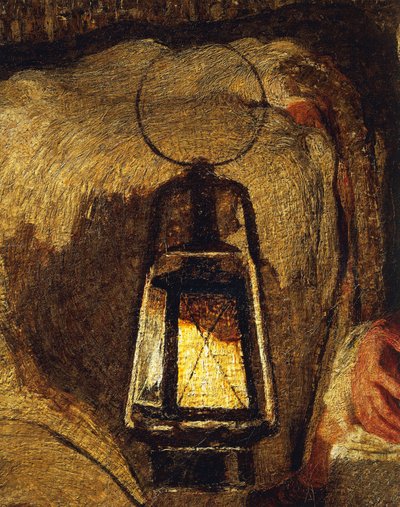 Dvě matky, Giovanni Segantini, detail od Giovanni Segantini