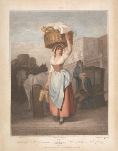 Jahody, šarlatové jahody od Giovanni Vendramini