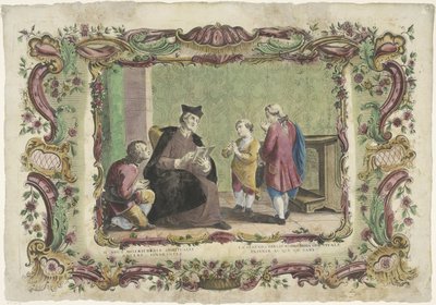 Učení neznalých II opus misericordiae spiritualis / La segunda obra de misericordia spirituální (...) (název na objektu) The Spiritual Works of Mercy (název série) od Giovanni Volpato