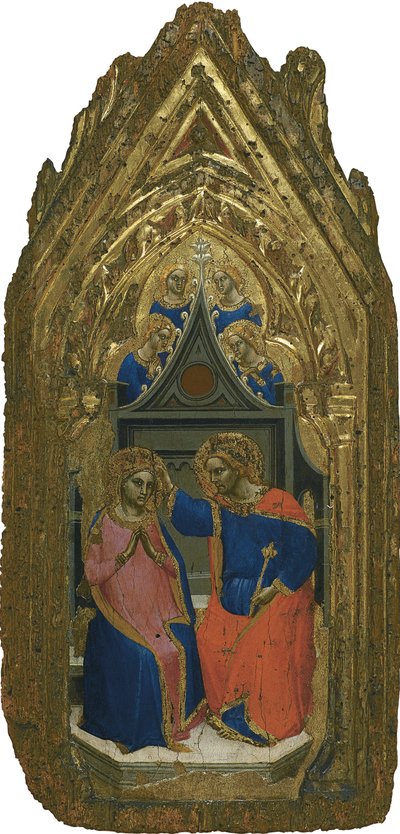 Korunovace Panny Marie se čtyřmi anděly od Giovanni da Bologna