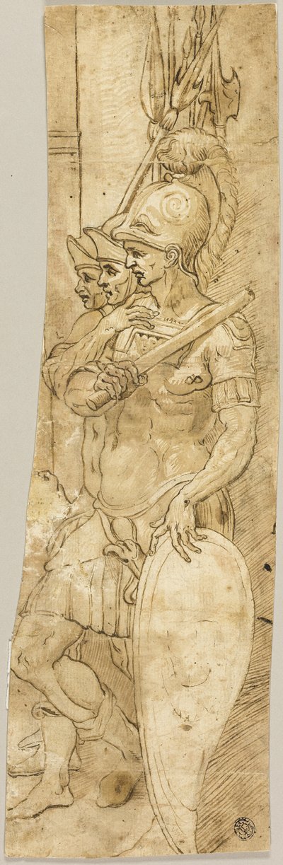 Tři římští vojáci od Giovanni da Bologna