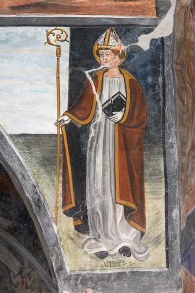 Svatý Martin z Tours, římský biskup a voják od Giovanni di Cherasco Botoneri