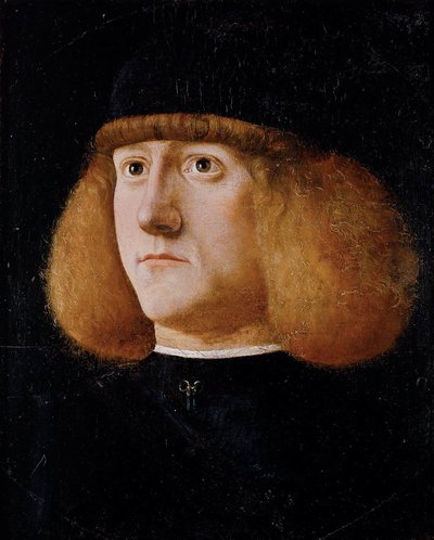 Německy: Bildnis eines jungen Mannes Portrét mladého muže od Giovanni di Niccolo Mansueti