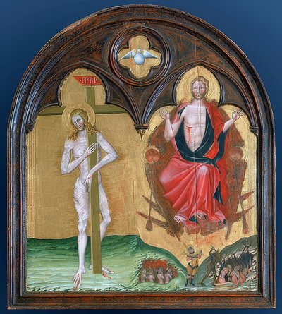 Trpící a vítězný Kristus od Giovanni di Paolo