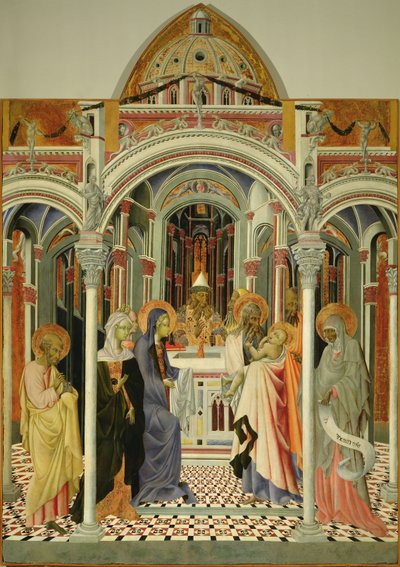 Představení Ježíše v chrámu po roce 1445 od Giovanni di Paolo