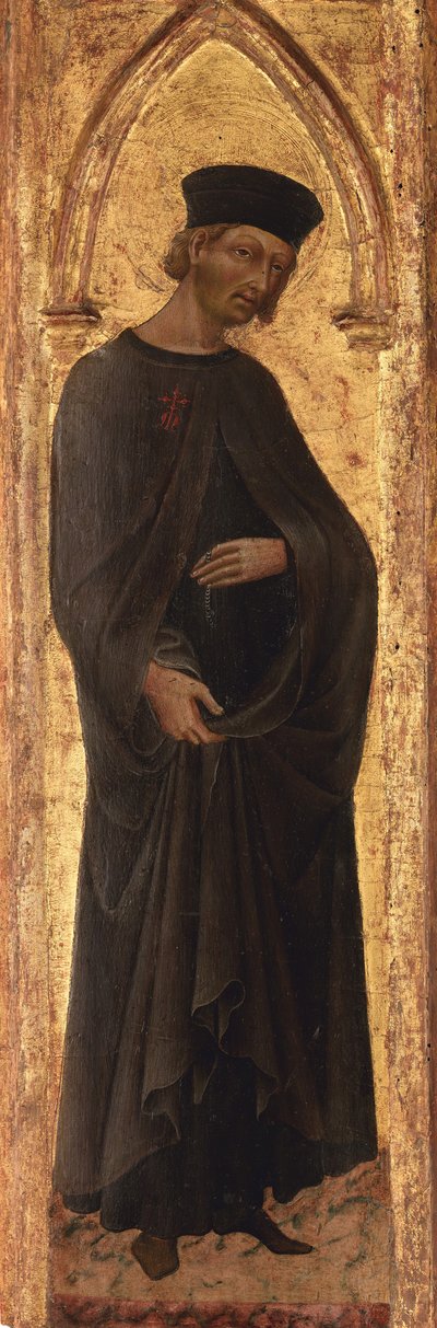 Blahoslavený Andrea Gallerani zemřel 1251, 1447-65. od Giovanni di Paolo