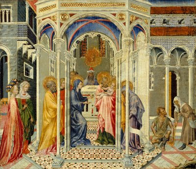 Představení Krista v chrámu, ca. 1435. od Giovanni di Paolo