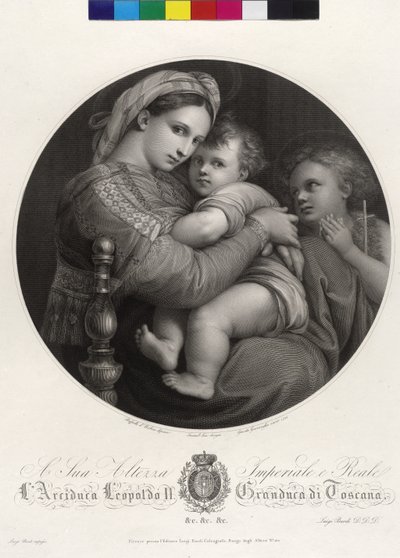 Marie s dítětem - Madonna della Sedia od Giovita Garavaglia