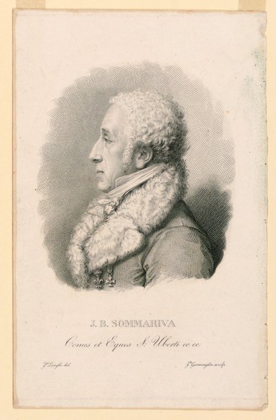 Portrét J. B. Sommarivy (1760-1826) od Giovita Garavaglia
