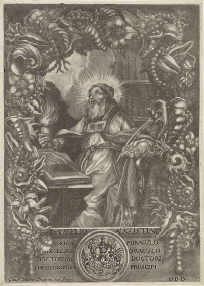 Portret van H. Augustinus od Girard van der Bruggen