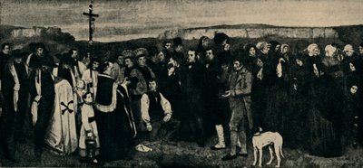 Pohřeb v Ornans, c1850, 1935. od Giraudon