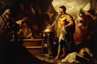 Mucius Scaevola od Girolamo Brusaferro
