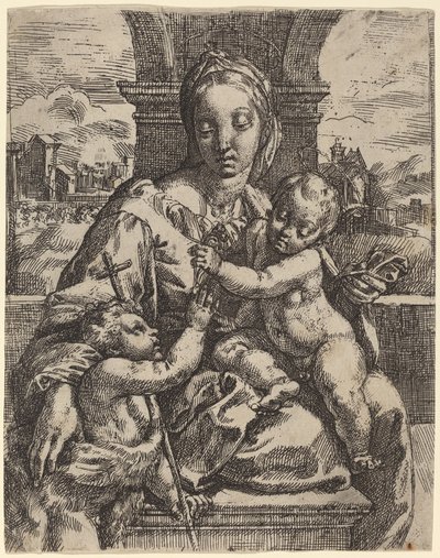 Madonna Aldobrandiniová od Girolamo Imperiale I after Raphael