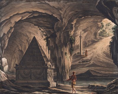 Scénický návrh k opeře Roméo et Juliette od Ch. Gounod. od Girolamo Magnani