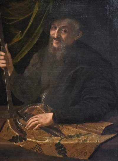 Portrét krejčího od Girolamo Mazzola Bedoli