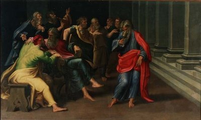 Svatý Jan pije z otráveného kalicha od Girolamo Mazzola Bedoli