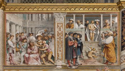 Central Aave, Fourth South Span, Coronation of Thorns, Ecce Homo, Girolamo Romanino od Girolamo Romanino