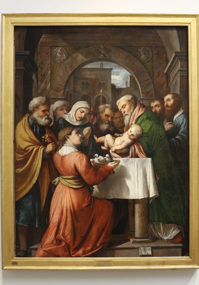 Představení Ježíše v chrámu, 1529 od Girolamo Romanino