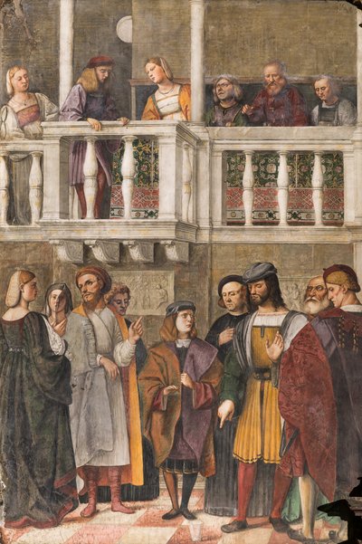 The Miracle of Glass, School of the Saint, Bazilika svatého Antonína (Bazilika svatého), Padova, Itálie od Girolamo Tessari